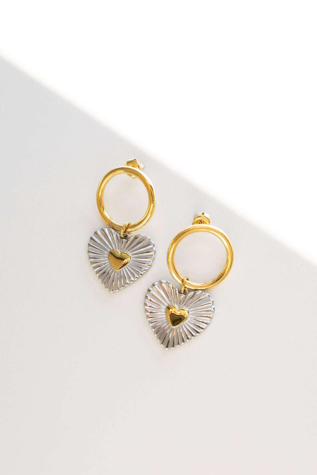 Mixed Feelings Heart Earrings