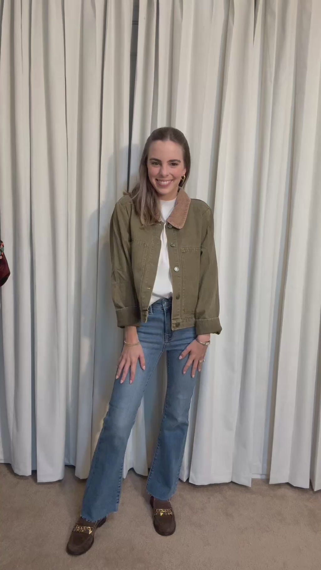 Washed Twill Denim Jacket