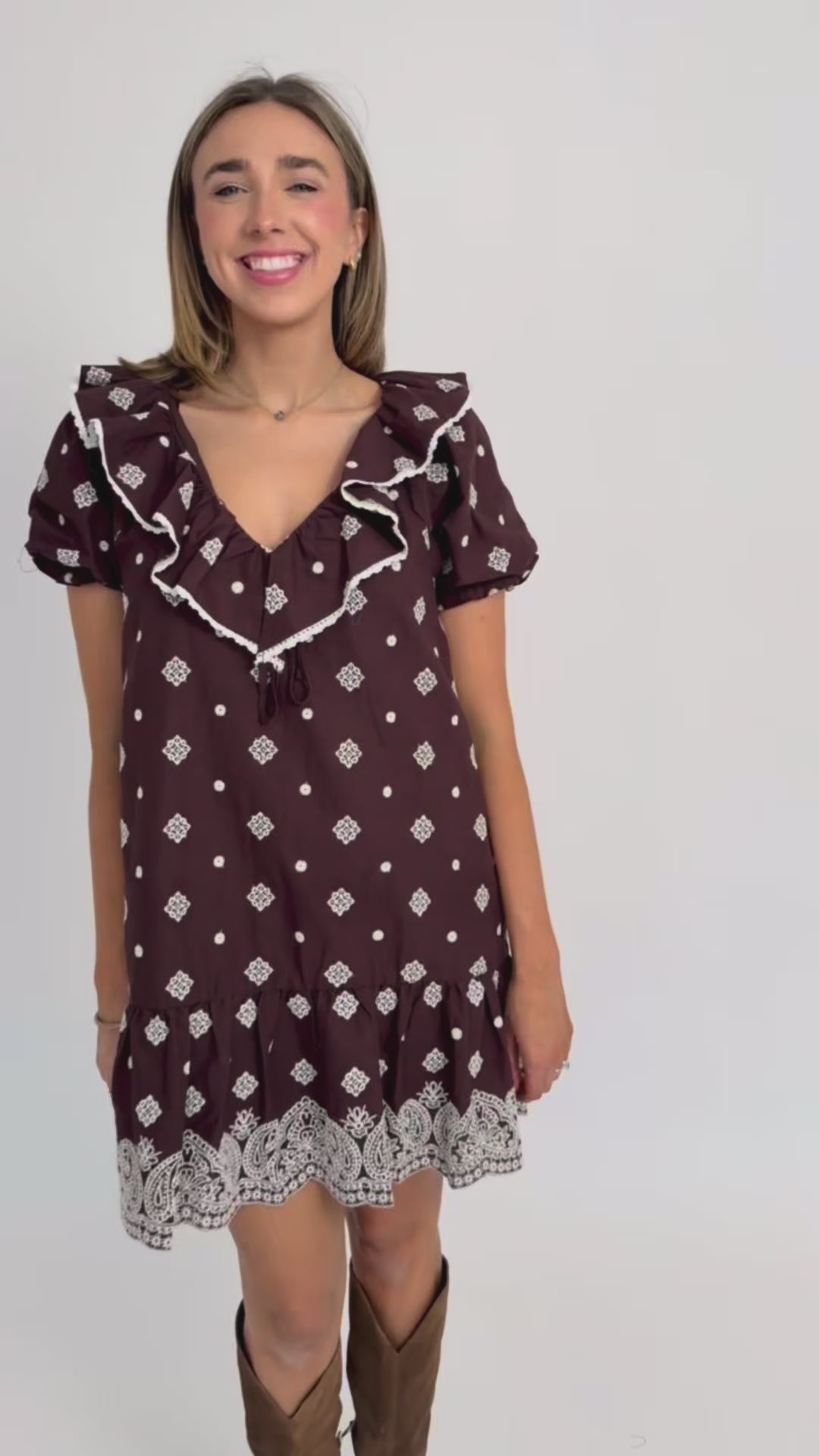 Bohemian Ruffle Dress