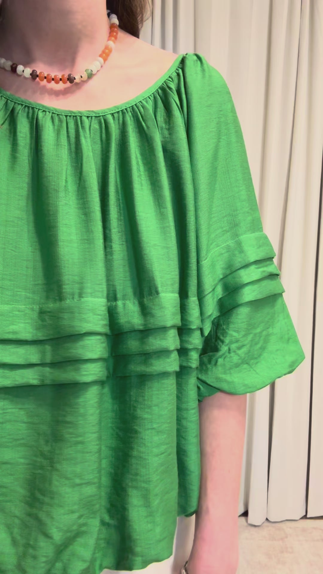 Pleat Detail Top