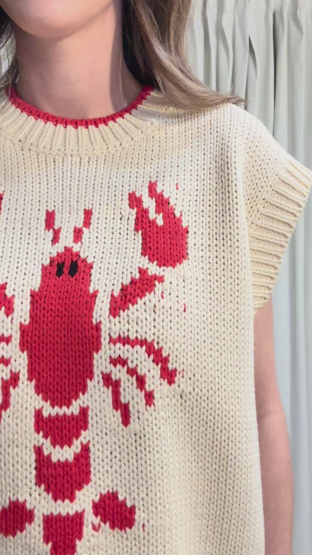 Crawfish Knit Top