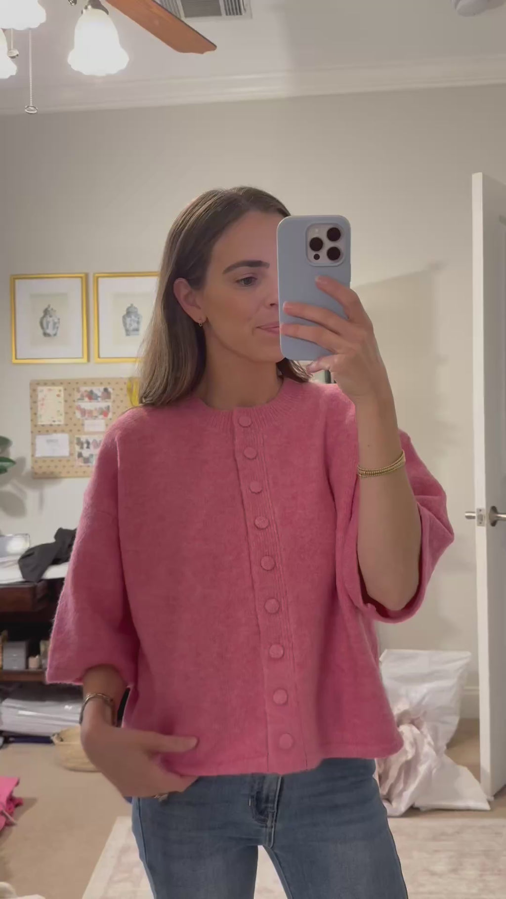 Button Down Sweater