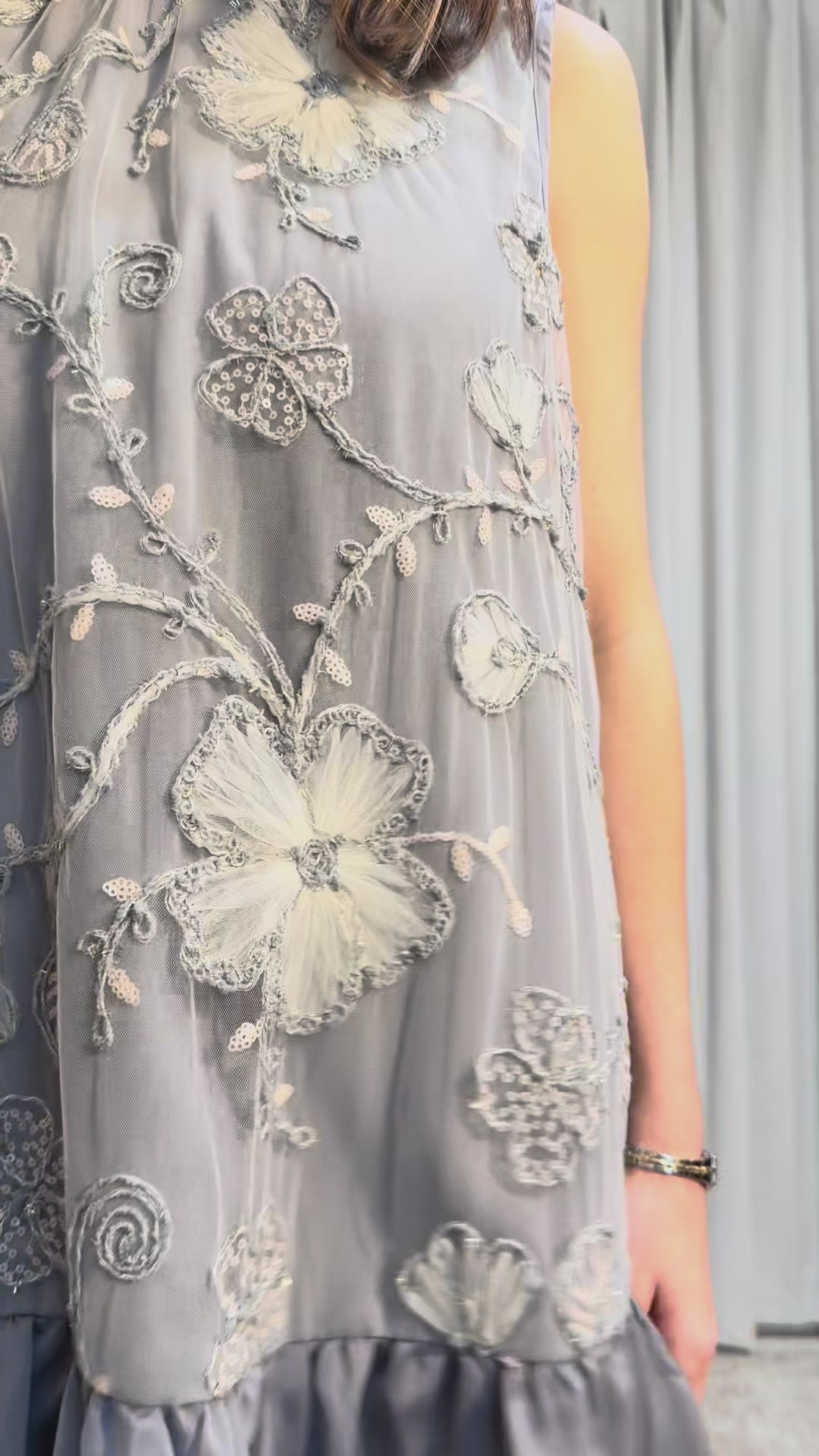 Embellished Mini Dress