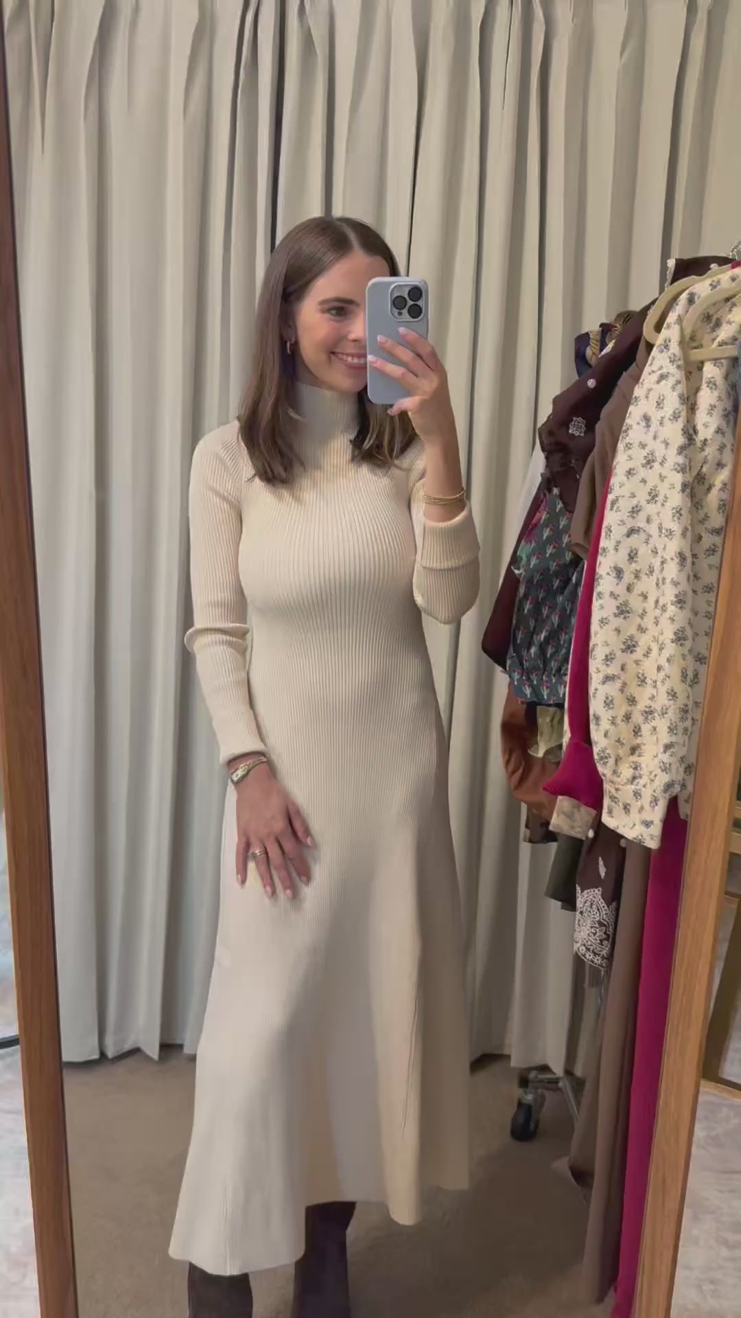 Flared Midi Dress