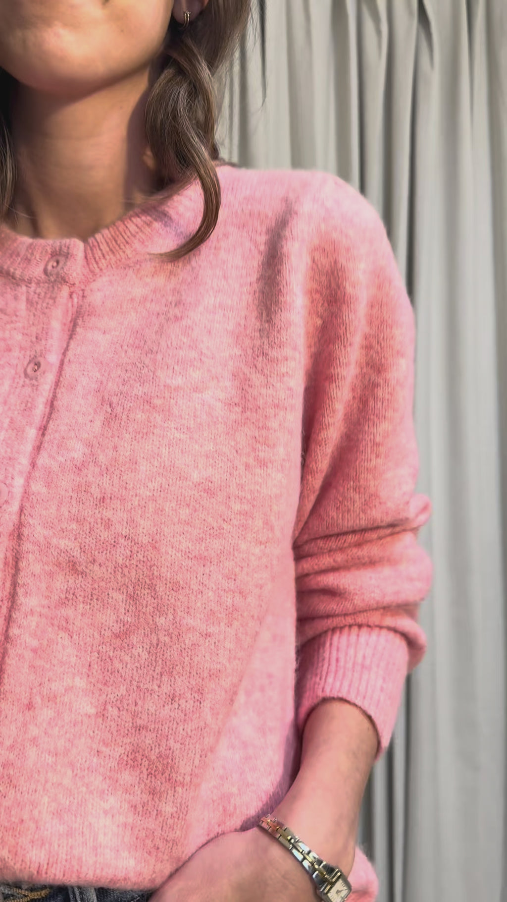 Pink Cardigan
