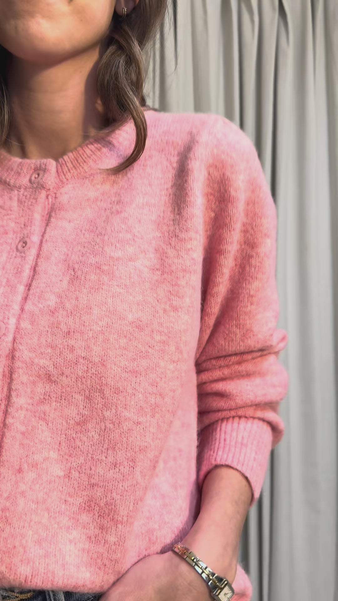 Pink Cardigan